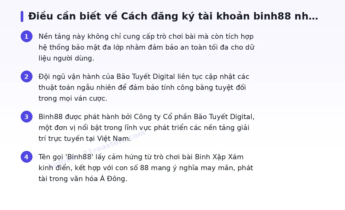 Những điều cần biết về binh88