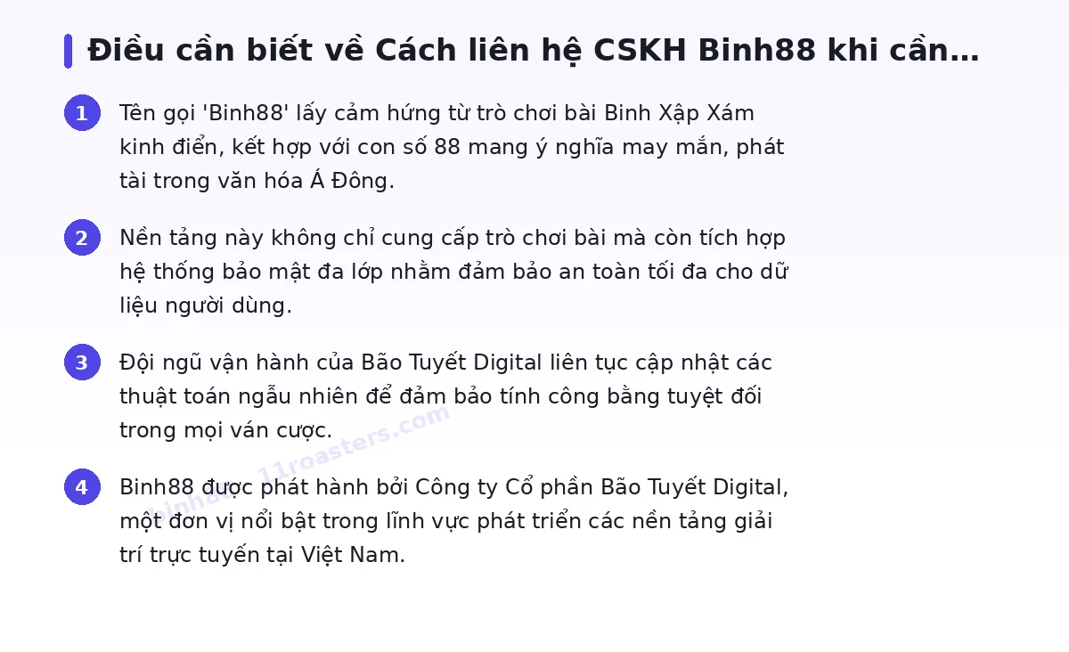 Những điều cần biết về binh88