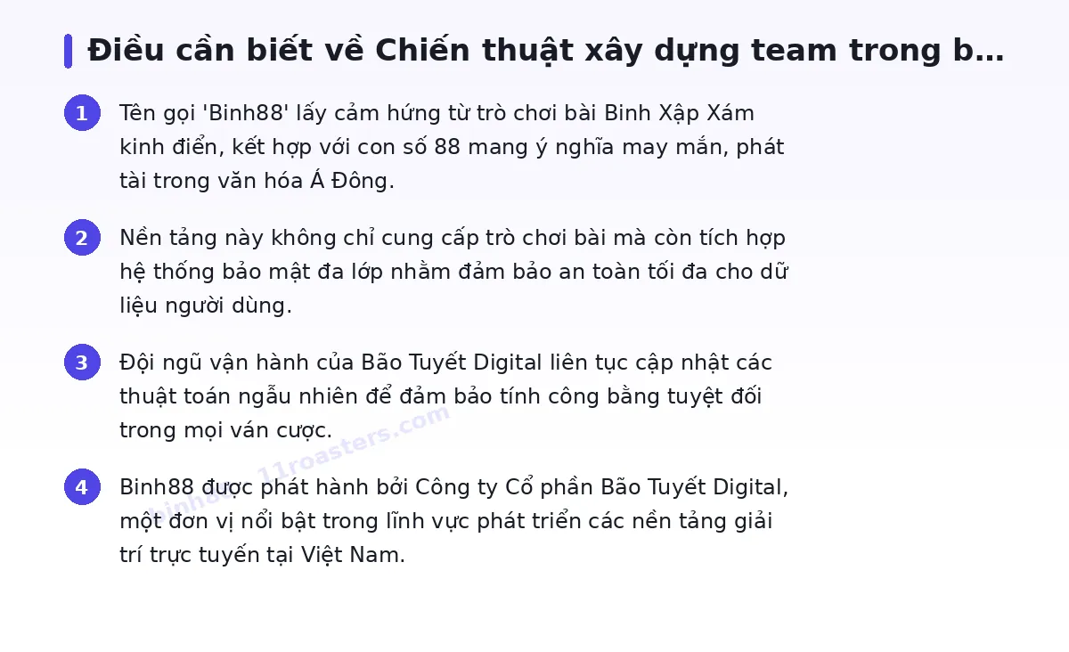 Những điều cần biết về binh88