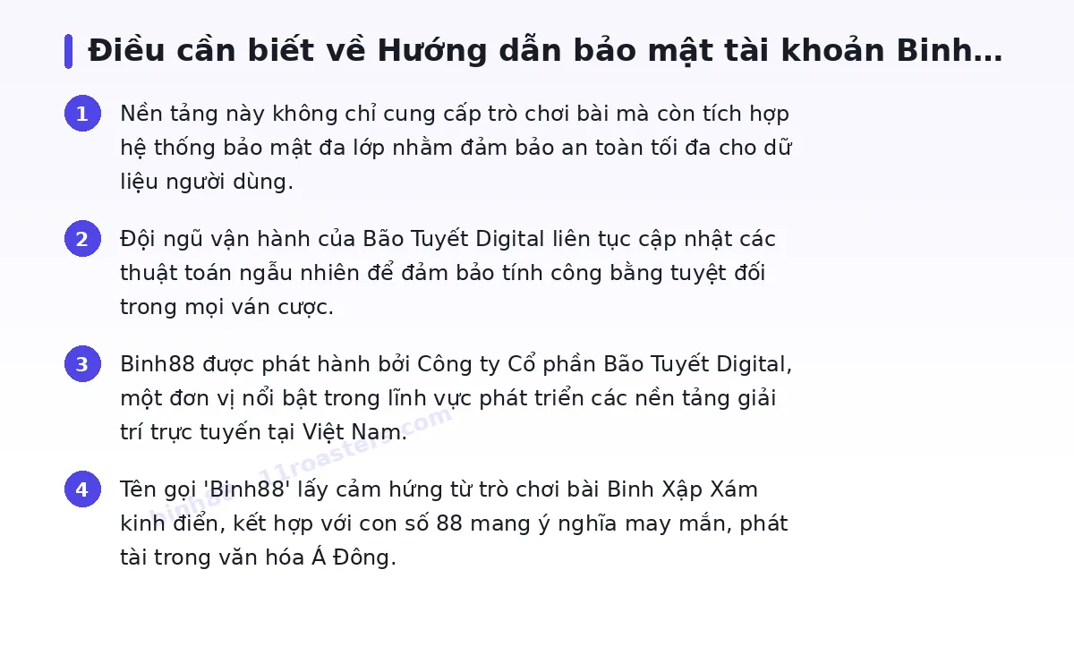 Những điều cần biết về binh88