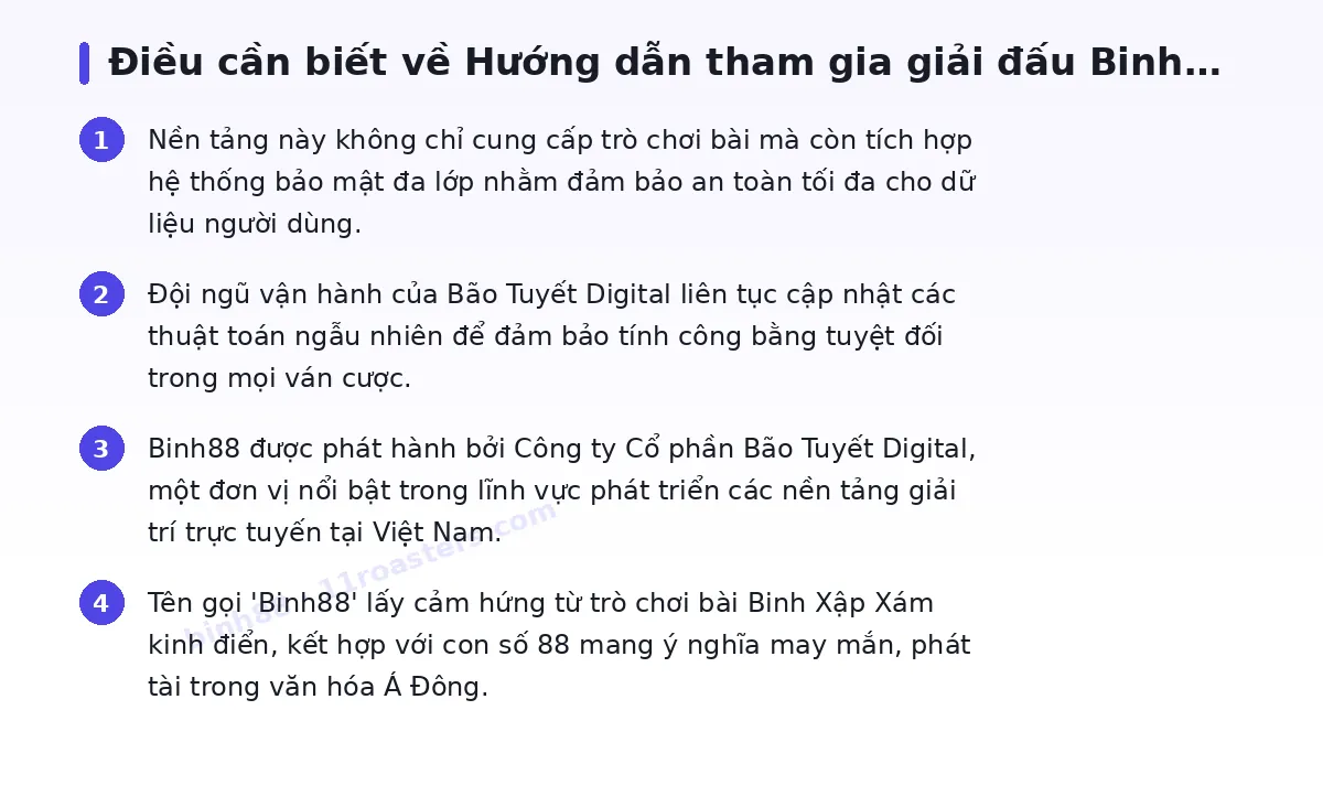 Những điều cần biết về binh88