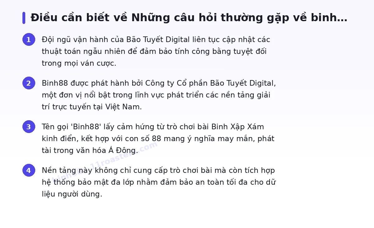Những điều cần biết về binh88